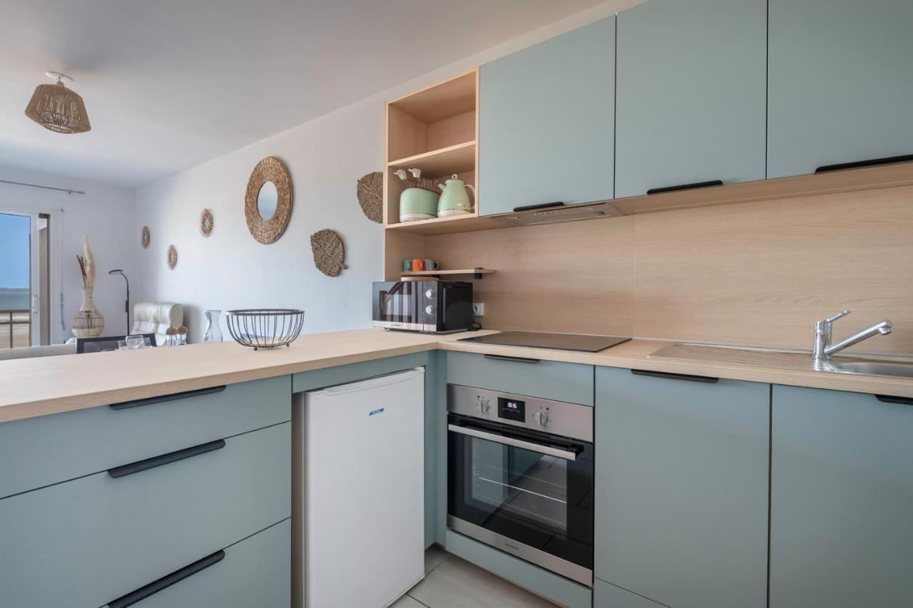 Face Mer - Bel Appartement Pour 4 Сен-Бревен-ле-Пен Экстерьер фото